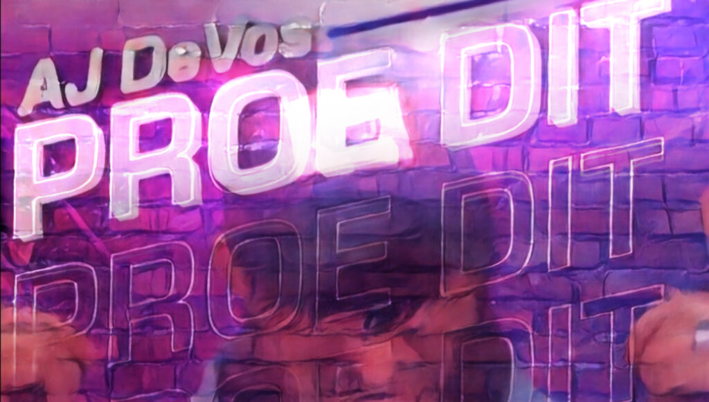 A.J. de Vos - Proe Dit