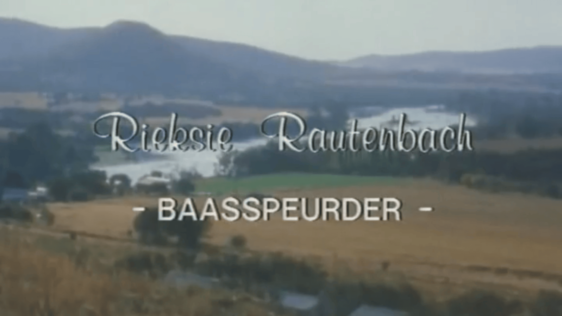 Rieksie Rautenbach: Baasspeurder