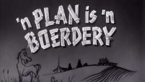 n Plan Is 'n Boerdery